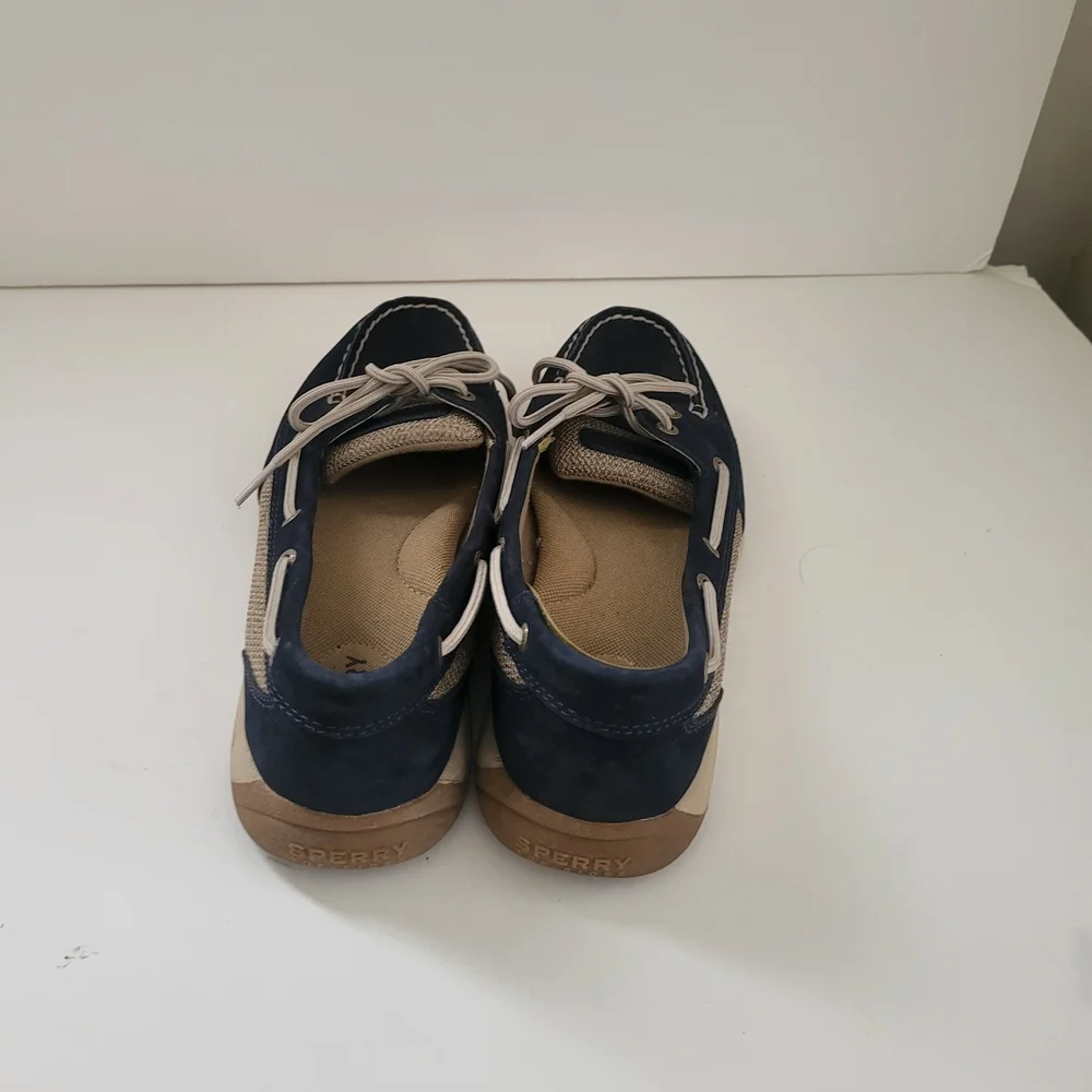 Sperry Women's Dark Blue and Beige Loafers